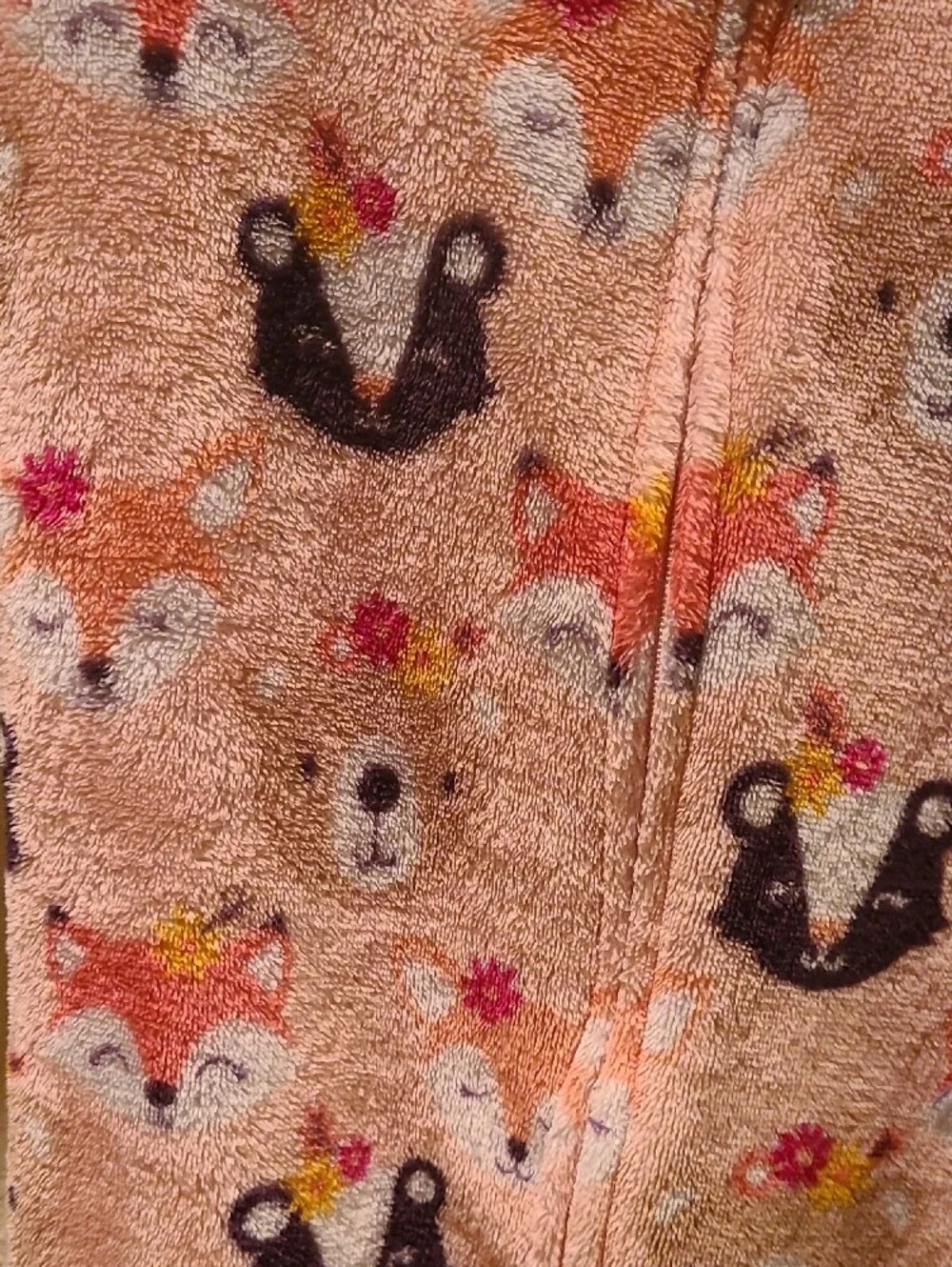 Place Pink Penguin Print Footed One-Piece Pajamas Size 4T